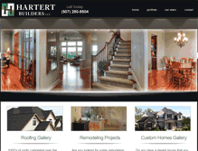 Tablet Screenshot of hartertbuilders.com